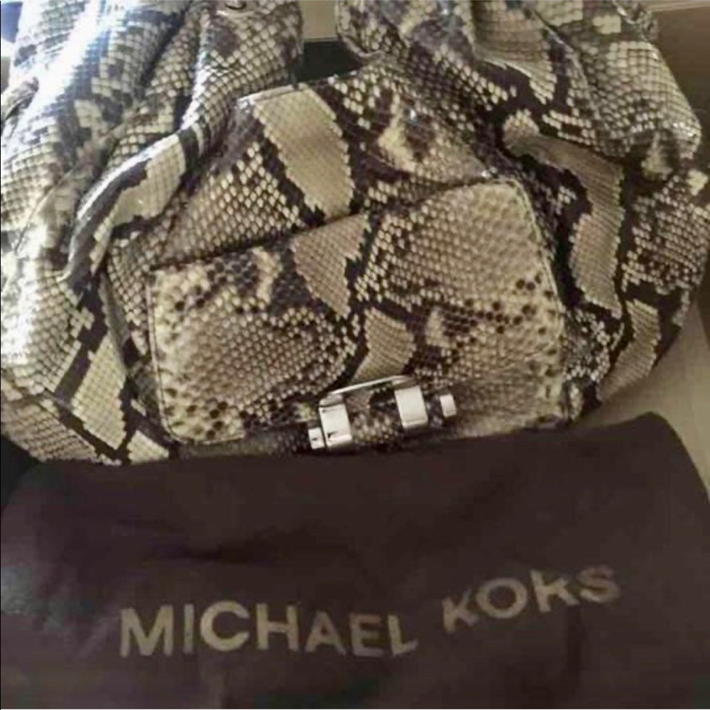 Michael Kors Python Leather Purse - image 2